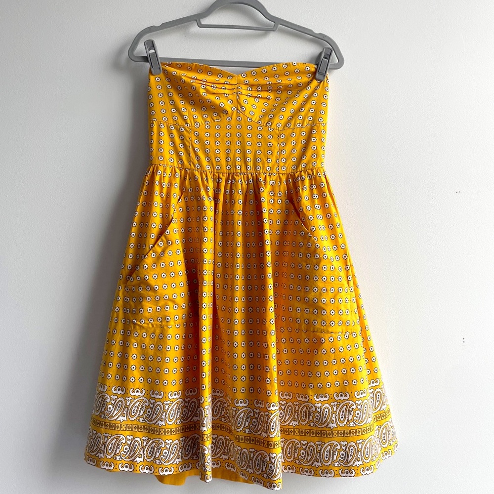 Girl from Savoy Mustard Yellow Dress